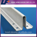 elevator cold drawn guide rail, lift guide rails, hollow guide rail